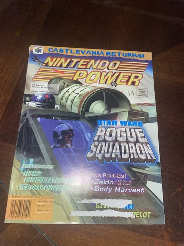 *NINTENDO POWER MAGAZINE #115*STAR WARS ROGUE SQUADRON*W/POSTER&POKEMON VOL.5*VF