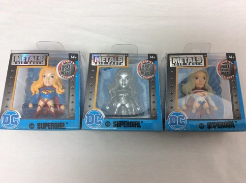 3 NEW Jada Metals DC UNIVERSE 2.5". 3x SUPERGIRL M384 M394 M385