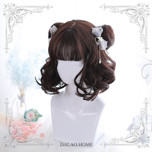 Japanese Lolita Harajuku Wigs Women's Short Curly Hair Hairpieces