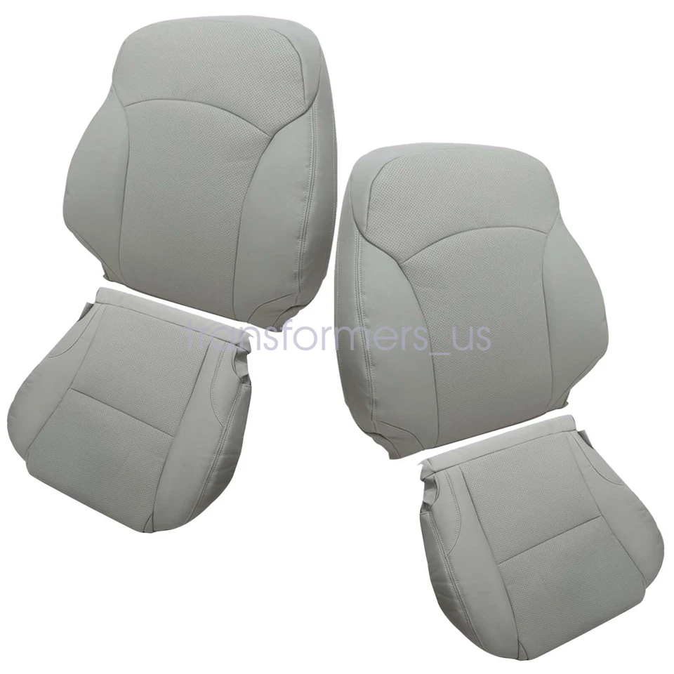 For 2006-2013 Lexus IS250 IS350 Driver / Passenger Bottom / Top Seat Cover Gray - Image 4 of 4