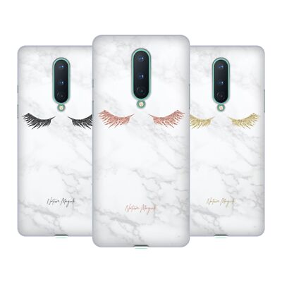 NATURE MAGICK MARBLE GLITTER EYELASHES SOFT GEL CASE FOR GOOGLE ONEPLUS PHONES