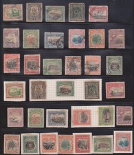 (F279-4) 1918-24 Mozambique mix part set of 34 stamps 1/4c to 1e (D)  (LT65)