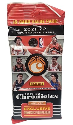 2021-22 Panini Chronicles 15 Card Value/Fat Pack *READ DESC*