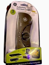GE 3 Device Audio/Video AV Switch Component Video Stereo Audio Game 3 in 1 out