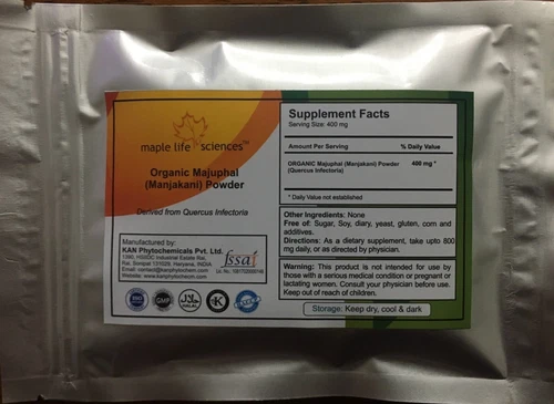 ORGANIC Majuphal Manjakani Quercus Infectoria Tightens Vagina Pure & High Qualit