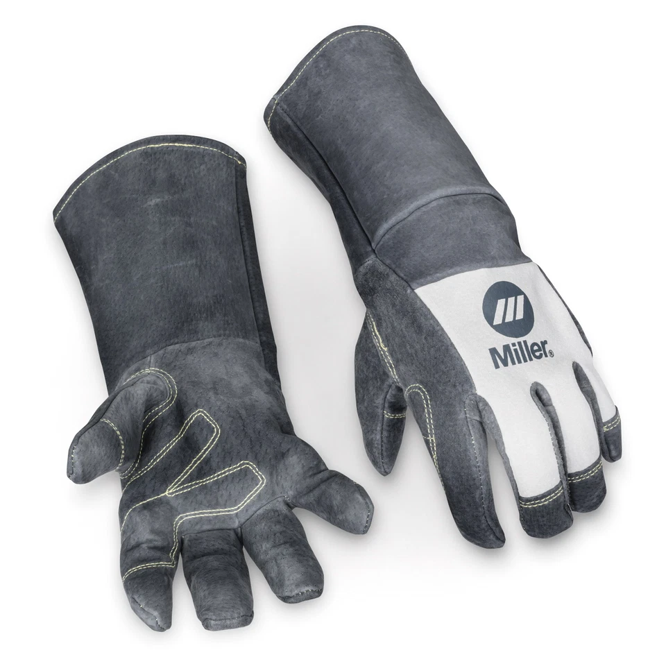 Miller Classic Pigskin MIG Gloves with 6 Inch Cuff (Large) (279875)