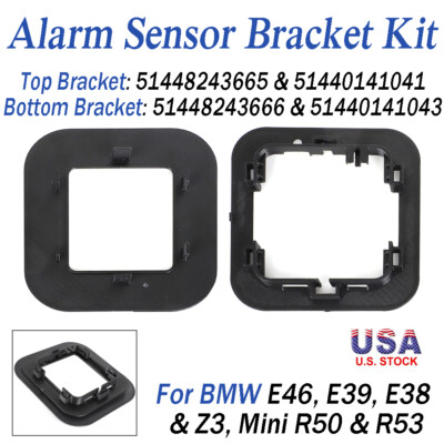 For BMW E46 E39 E38 Z3 Mini R50 R53 Top & Bottom Ultrasonic Alarm Sensor Bracket