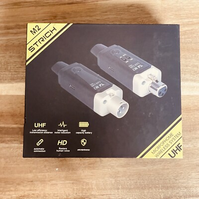 M2 Strich Microphone Wireless System, New/Open Box