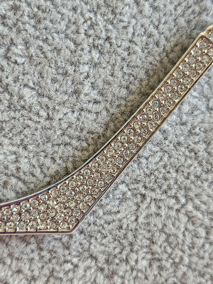 Collar Vince Camuto Pavé 20" Cristal Frontal Tono Plateado Foto 2 de 4