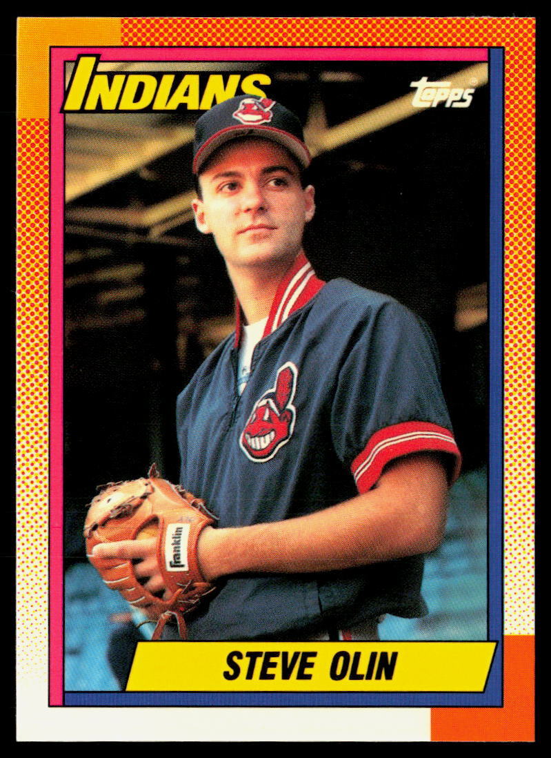 Steve Olin 1990 Topps Tiffany #433 RC