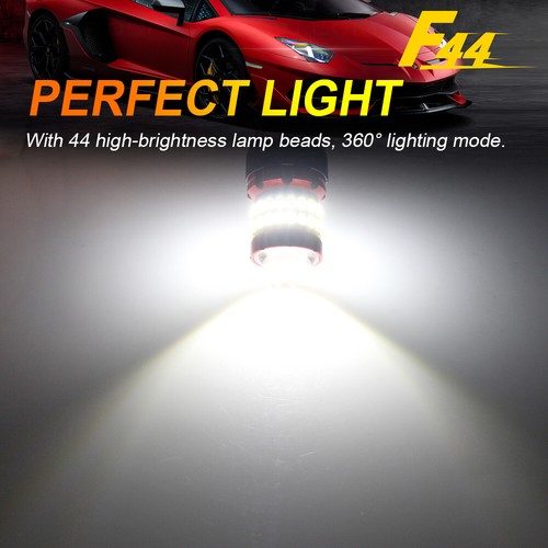 White 7443 921 Backup Reverse Lights LED Bulbs for Jeep Grand Cherokee 2011-2020 - Picture 2 of 12