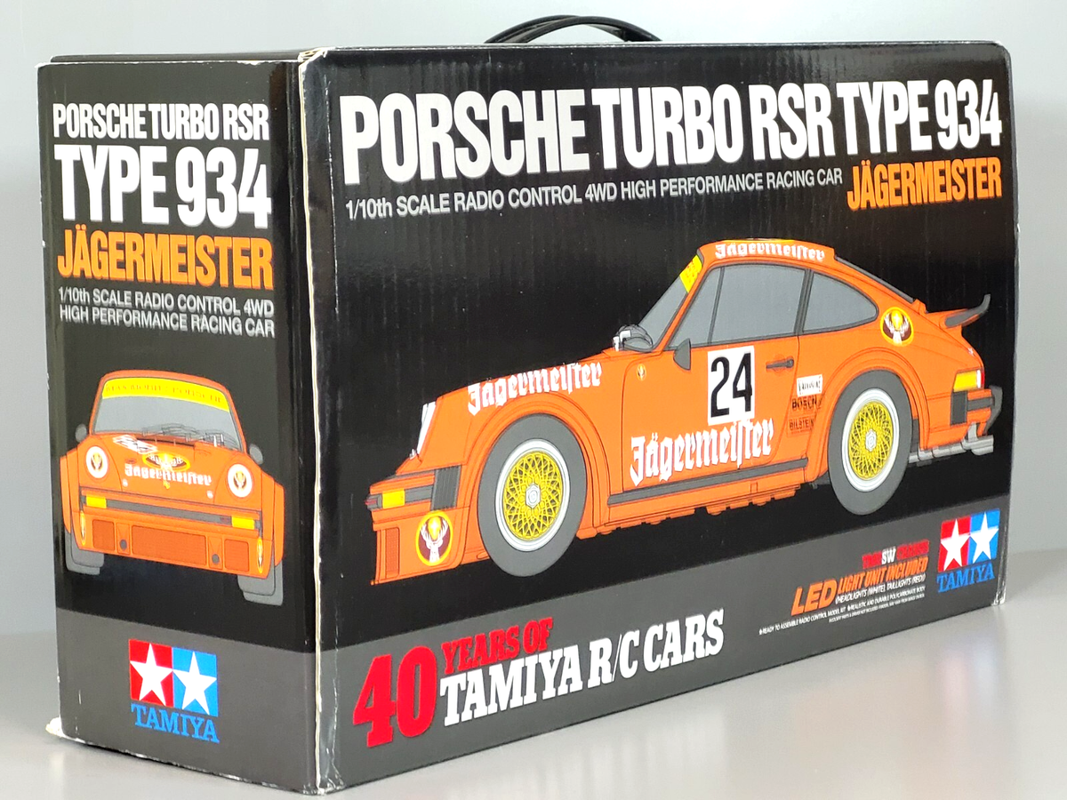 Tamiya 1/10 R/C Porsche Turbo RSR TYPE 934 Jagermeister 