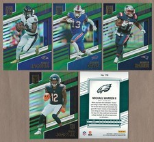 2022 Elite GREEN Parallel Single Cards #1-200 Rookie Card Logo RC Panini Donruss