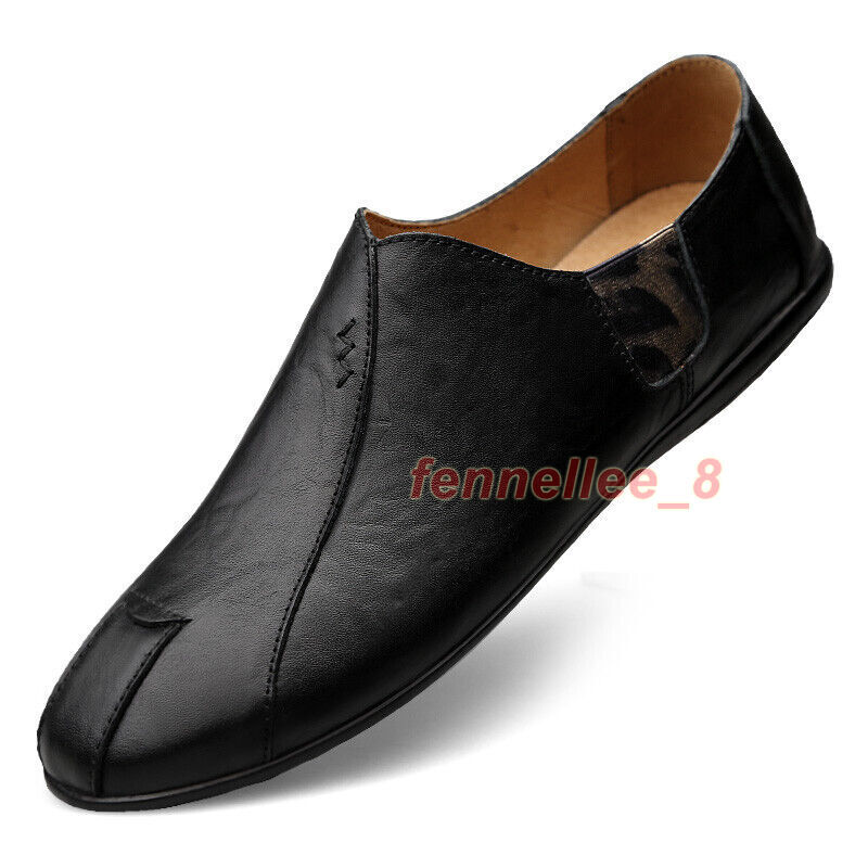 SALOMON Mocassini in pelle italiana da uomo scarpe casual slip on sneakers pigre calzature da passeggio