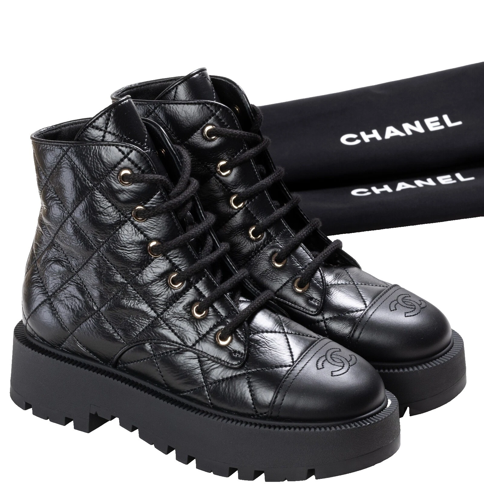 CHANEL Leather Upper Clothing, Shoes & Accessories for Women