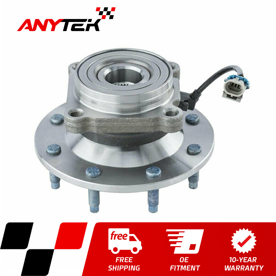 Front Wheel Hub & Bearing 8-LUG for 2006-2011 Cadillac DTS w