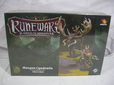 WARHAMMER RUNEWARS FANTASY MAEGAN CYNDEWIN HERO PACK MINIATURE GAME W/BOX