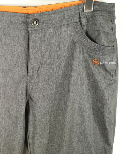 New Cloudveil Women's Travel Pants Size XL Gra Roll Up Leg Stretch Blend NWT - Picture 3 of 13