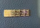 5- Valcambi 1 Gram .999 Fine Pure Silver Bars Great gifts or collectible! GR G