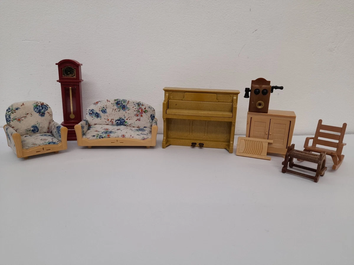 Sylvanian Families Furniture Large Job Lot Of Living Room