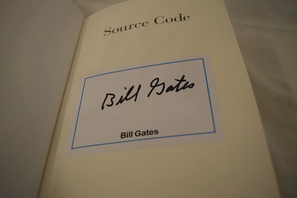 Source Code - My Beginnings 🔥 Bill Gates   Signed UK Edition   New ! - Image 2 of 4