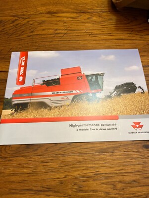 Massey Ferguson 7200 Beta Combine Brochure FCCA