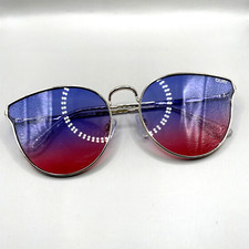 QUAY Sunglasses Womens All My Love Sunrise Gradient Cat Eye READ Details NO CASE