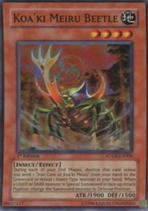 Koa'ki Meiru Beetle - SOVR-EN000 - Super Rare - Unlimited Edition x3 - Lightly P