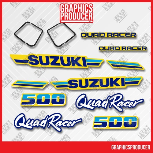 SUZUKI LT 500 R Decals Stickers Replica Full Kit Graphics Sticker 87-90 Model