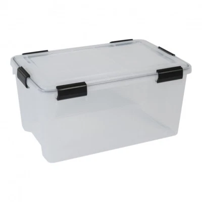 Kunststoffbox Lagerbox Campingbox Stapelbox Aktenbox Dichtungsring für Nässe 50 - Bild 1 von 4