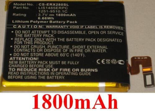 Batterie 1800mAh Pour SONY ERICSSON IS12S, LT28, LT28at, LT28h, LT28i - Imagen 1 de 1