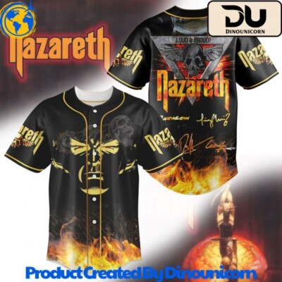 Nazareth Rock Band Baseball Jersey For Baseball Fans