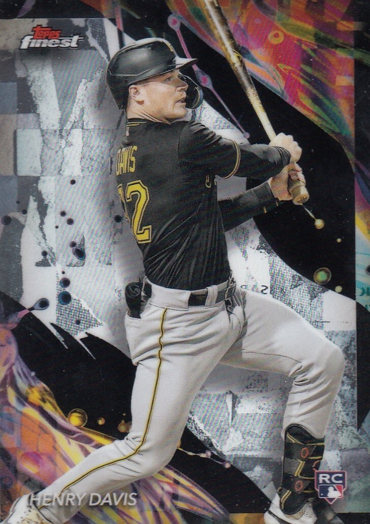 HENRY DAVIS FINEST ROOKIE UNCOMMON SHORT PRINT RC PIRATES SP #163 2024 24 TOPPS