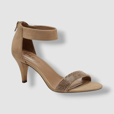 Style & Co Women's Brown Phillys Two-Piece Evening Sandals Shoe Size 9M