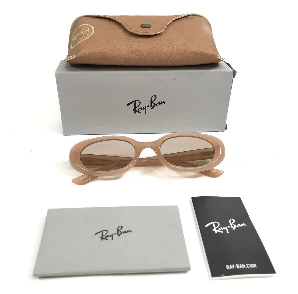25+ Ray-Ban Brown Oval Sunglasses for Women for sale | Updated Sep