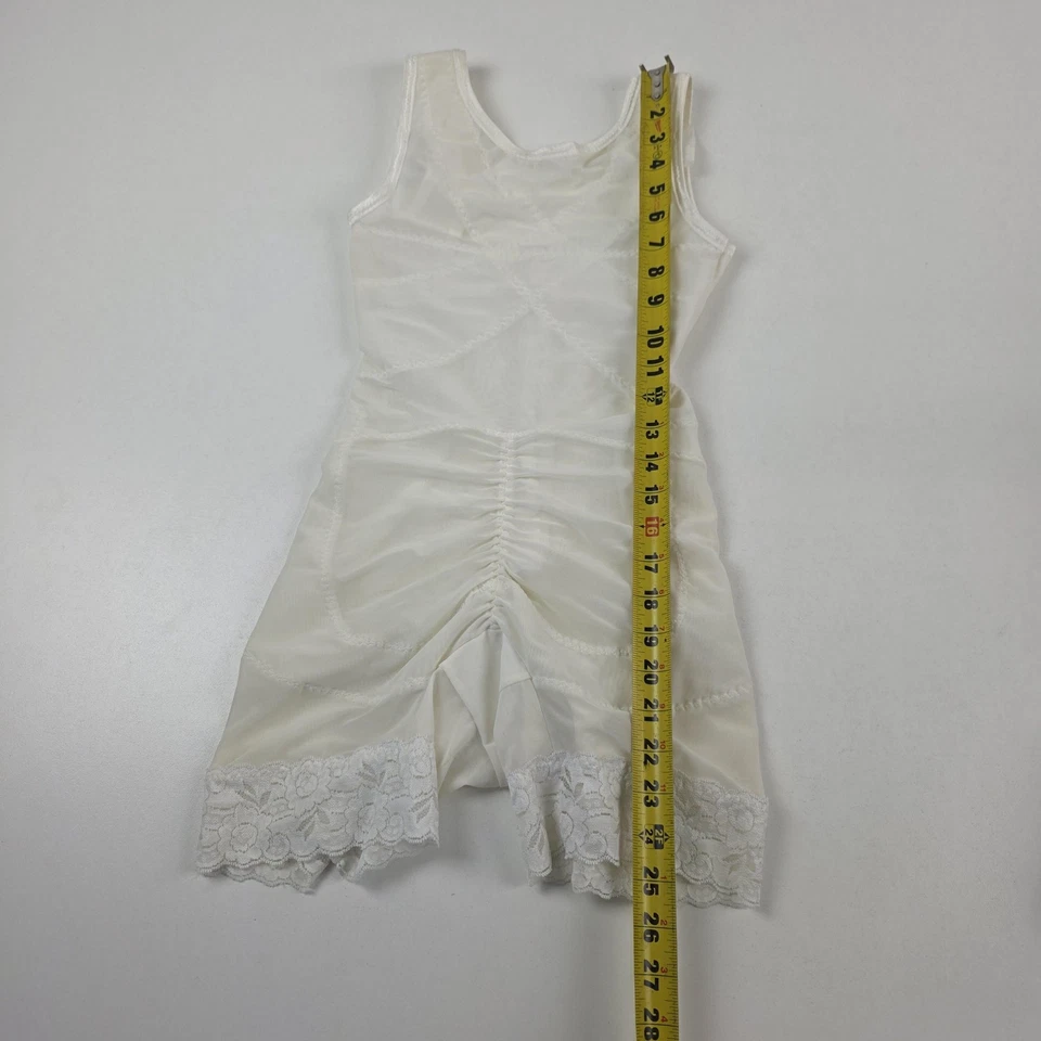 Modelador de cuerpo Ardyss Internacional vintage para mujer pequeño encaje blanco años 00 Foto 2 de 4