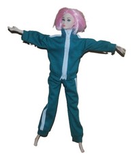   12” Action Figure Track Suit for 1/6 Scale for FeMale Squid Game