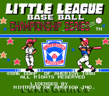 Little League Baseball - Rare NES Nintendo Game