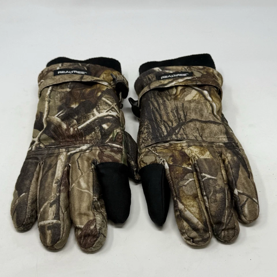 Realtree Thermore Hunting Gloves Camo Trigger Finger Mens Large Extra Large - Image 4 of 4