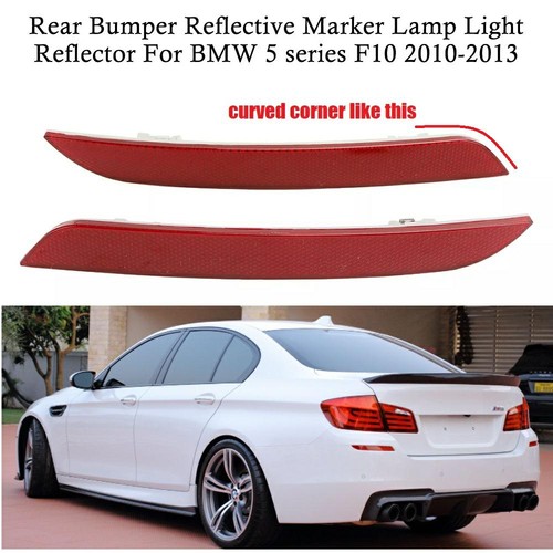 Für BMW 5er F10/F18 Stoßstangen Rückleuchte Reflektor Lichtscheibe Rückstrahler