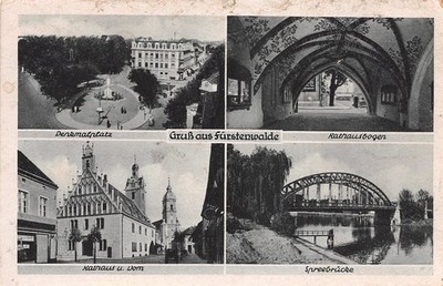 794264) multi-picture card Fürstenwalde Spree 
