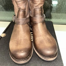 FRYE Women's Leather Veronica Bootie Stone Washed Size 7 M NIB 70544 Vintage