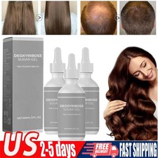 5 Pcs Deoxyribose Sugar Gel Hair Growth, Deoxyribose Serum for Hair Loss 60ml