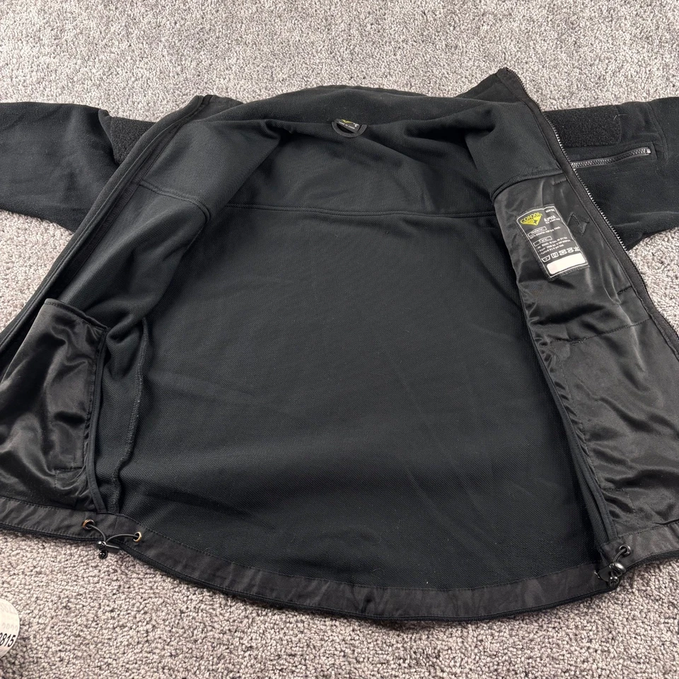 Condor Alpha Micro Fleece Jacket 601 Black  Men's Small Full Zip Tactical Coat - Image 3 of 4