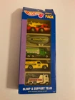 Vintage 1991 Hot Wheels BLIMP & SUPPORT TEAM 5-Car Gift Pack