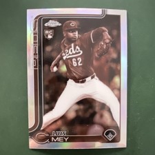 Topps 2025 Chrome Update Series Luis Mey Rookie #USC140 Reds Baseball MLB