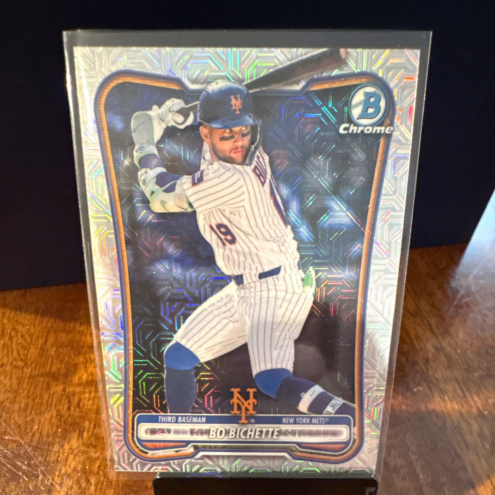 Topps 2026 Bowman Chrome Mojo Refractor Bo Bichette New York Mets #16