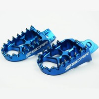 FußRasten Evo Scar Blau FüR Kawasaki KX 85 STD Wheels 17/14 (KX85C) 2014-21