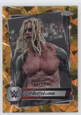2025 Topps Chrome WWE Sapphire Gold /50 Dexter Lumis #40 1o52