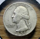 1951-D Washington Quarter - Actual Coin Shown - Free Shipping & Tracking INV#821